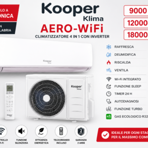 Climatizzatori Kooper doppia classe A